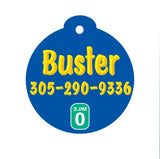 Island Dog Key West Logo Personalized Pet ID Tag