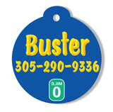 Island Dog Key West Personalized Pet ID Tag