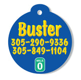 Island Dog Key West Personalized Pet ID Tag
