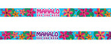 Frangipani Turquoise Personalized Martingale