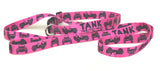 Jeeps Off-Road Pink Personalized Dog Collar