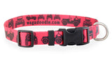 Jeeps Off-Road Red Personalized Dog Collar