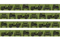 Jeeps Off-Road OD Green Personalized Dog Collar