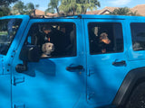 Jeeps Off-Road Blue Personalized Dog Collar