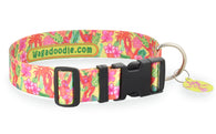 Puppy Pulitzer Orangutan Twist Personalized Dog Collar