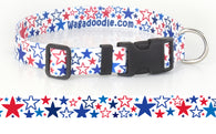 Star Spangled Dog Collar