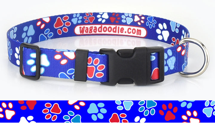 Patriotic Paws Dog Collar Art
