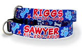 Patriotic Pup Personalized Dog Collar