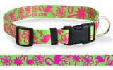 La Te Da on Lime Dog Collar