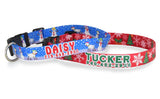 Christmas Blue Snow Dog Personalized