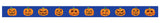 Halloween Pumpkins on Blue Dog Collar