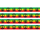 Peace & Weed Personalized Dog Collar