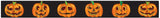 Halloween Pumpkins on Black Dog Collar