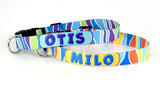 Coastal Ocean Personalized Dog Collar