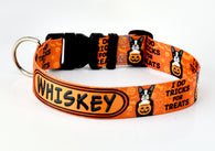 Halloween Tricks for Treats Dog Collar