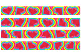 Rainbow Hearts Dog Collar